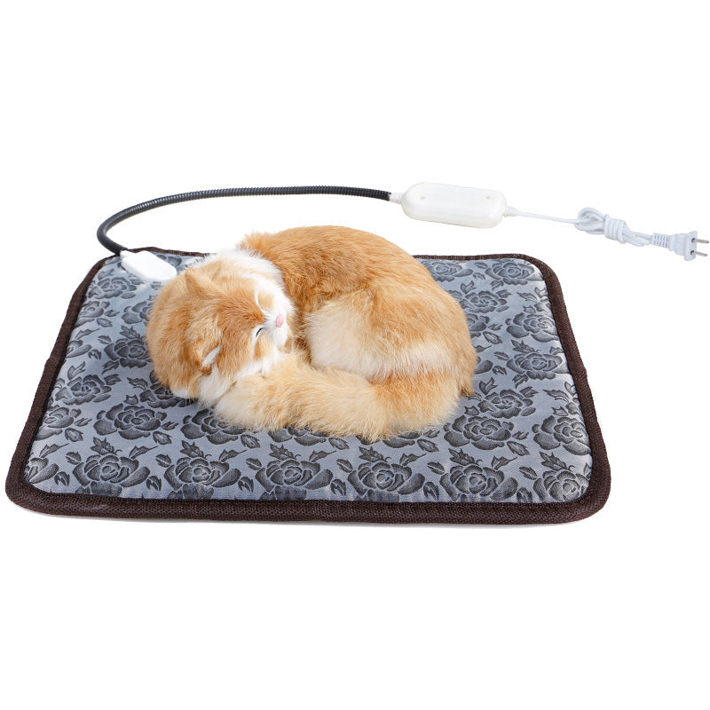 Pet Heating Pad For Dog Cat Heat Mat Indoor Electric Waterproof Dog Heated Pad With Chew Resistant Cord Winter Pet Blanket Warmer - 𝓢𝓱𝓸𝓹𝓵𝓮𝓬𝔂
