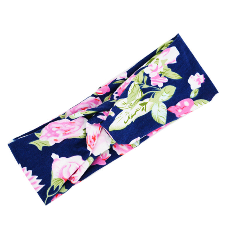 Floral cross hair band - 𝓢𝓱𝓸𝓹𝓵𝓮𝓬𝔂