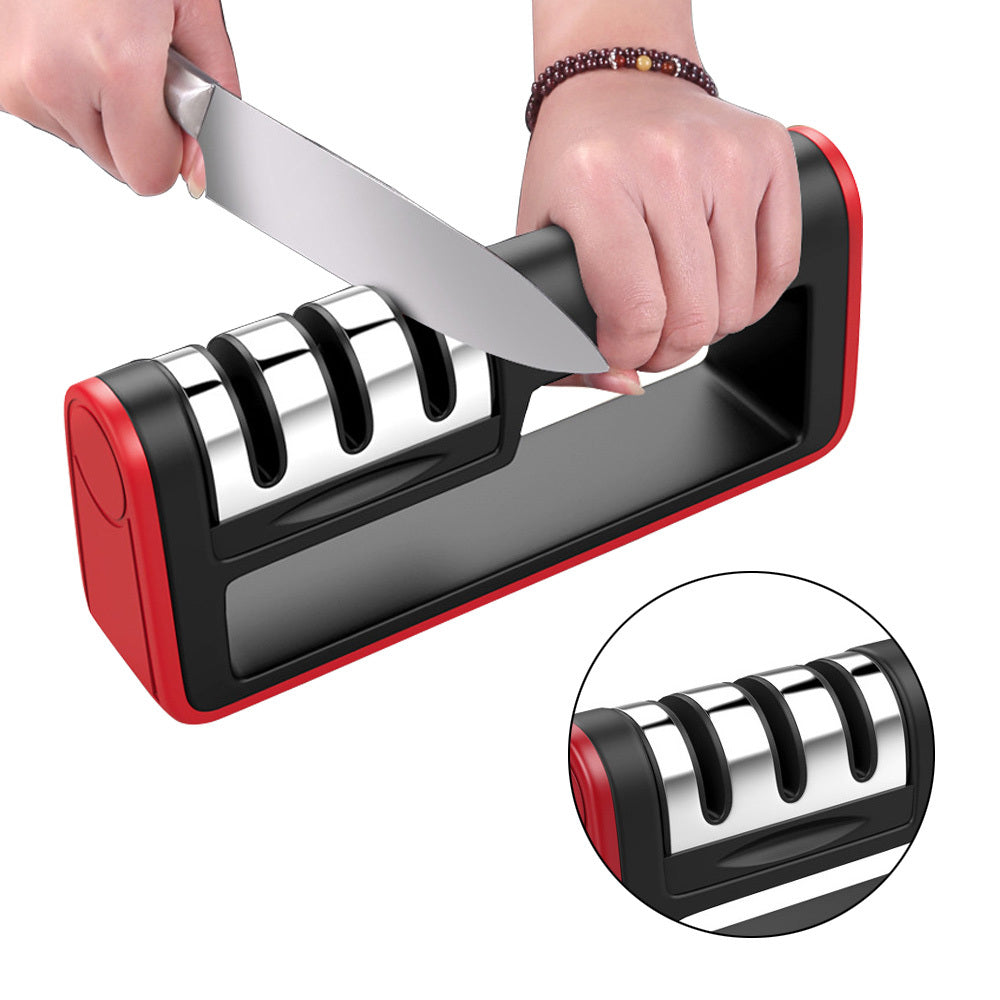 Professional Knife Sharpener Diamond Quick Professional 3 Stages Sharpener Knife Sharpening Tools Sharpening Stone - 𝓢𝓱𝓸𝓹𝓵𝓮𝓬𝔂
