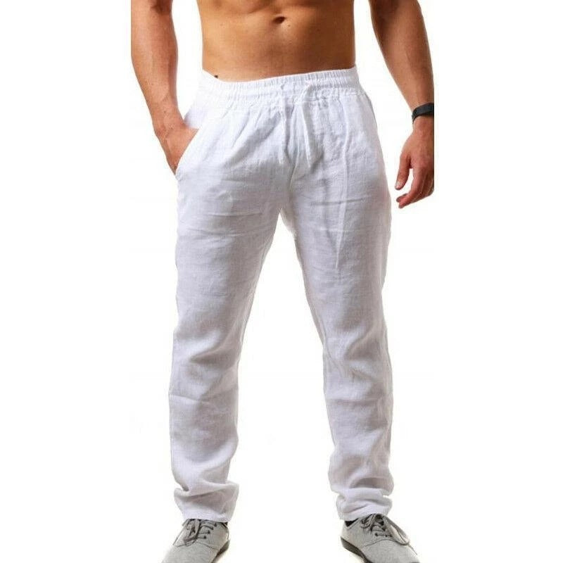 Breathable Cotton And Linen Loose Casual Sports Trousers - 𝓢𝓱𝓸𝓹𝓵𝓮𝓬𝔂