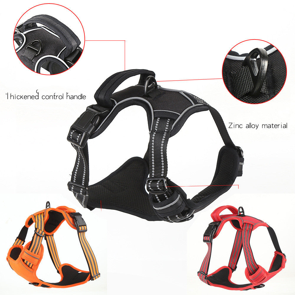Dog Harness No Pull Breathable Reflective Pet Harness Vest - 𝓢𝓱𝓸𝓹𝓵𝓮𝓬𝔂