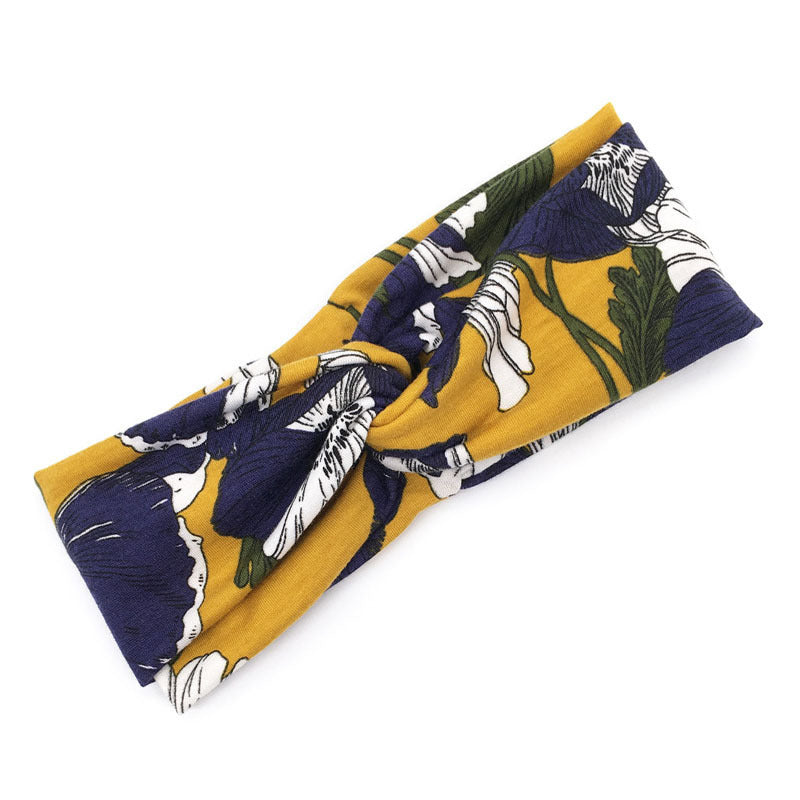 Floral cross hair band - 𝓢𝓱𝓸𝓹𝓵𝓮𝓬𝔂