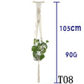 Flower Pot Net Bag Beige Cotton Rope Indoor Plant Hanger Hanging Basket Sling - 𝓢𝓱𝓸𝓹𝓵𝓮𝓬𝔂