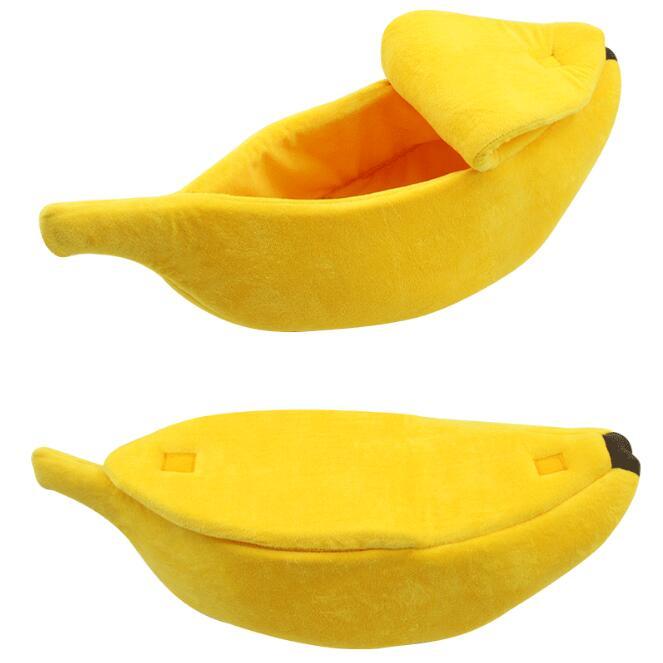 Pet House Dog Bed Banana Shape Dog House Cute Pet Kennel Nest Warm Dog Sofas Sleeping Bed - 𝓢𝓱𝓸𝓹𝓵𝓮𝓬𝔂