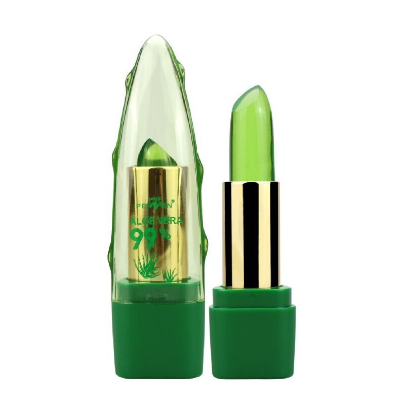 Aloe Vera Gel Color Changing Lipstick Gloss  Moisturizer Anti-drying Desalination Fine-grain Lip Blam Care - 𝓢𝓱𝓸𝓹𝓵𝓮𝓬𝔂