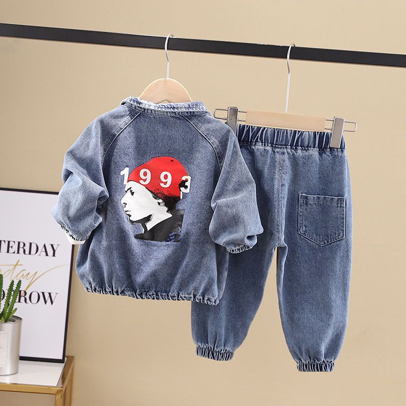 Boys Spring Clothing New Clothes Fashionable Handsome Children's Clothing - 𝓢𝓱𝓸𝓹𝓵𝓮𝓬𝔂