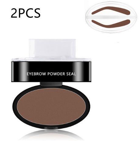 Eyebrow Powder Stamp Tint Stencil Kit Cosmetics Professional Makeup Waterproof Eye Brow Stamp Lift Eyebrow Enhancers Stencil Kit - 𝓢𝓱𝓸𝓹𝓵𝓮𝓬𝔂