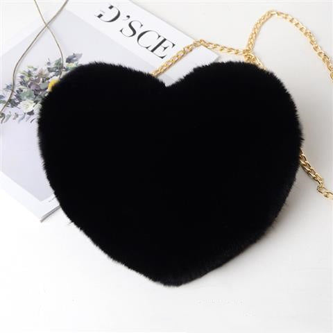 Love Bags For Women Plush Chain Shoulder Bags Valentine's Day Party Bag - 𝓢𝓱𝓸𝓹𝓵𝓮𝓬𝔂