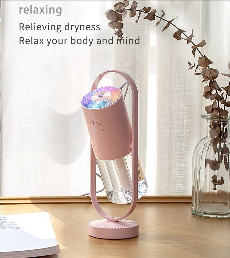 Magic Shadow USB Air Humidifier For Home With Projection Night Lights Ultrasonic Car Mist Maker Mini Office Air Purifier - 𝓢𝓱𝓸𝓹𝓵𝓮𝓬𝔂