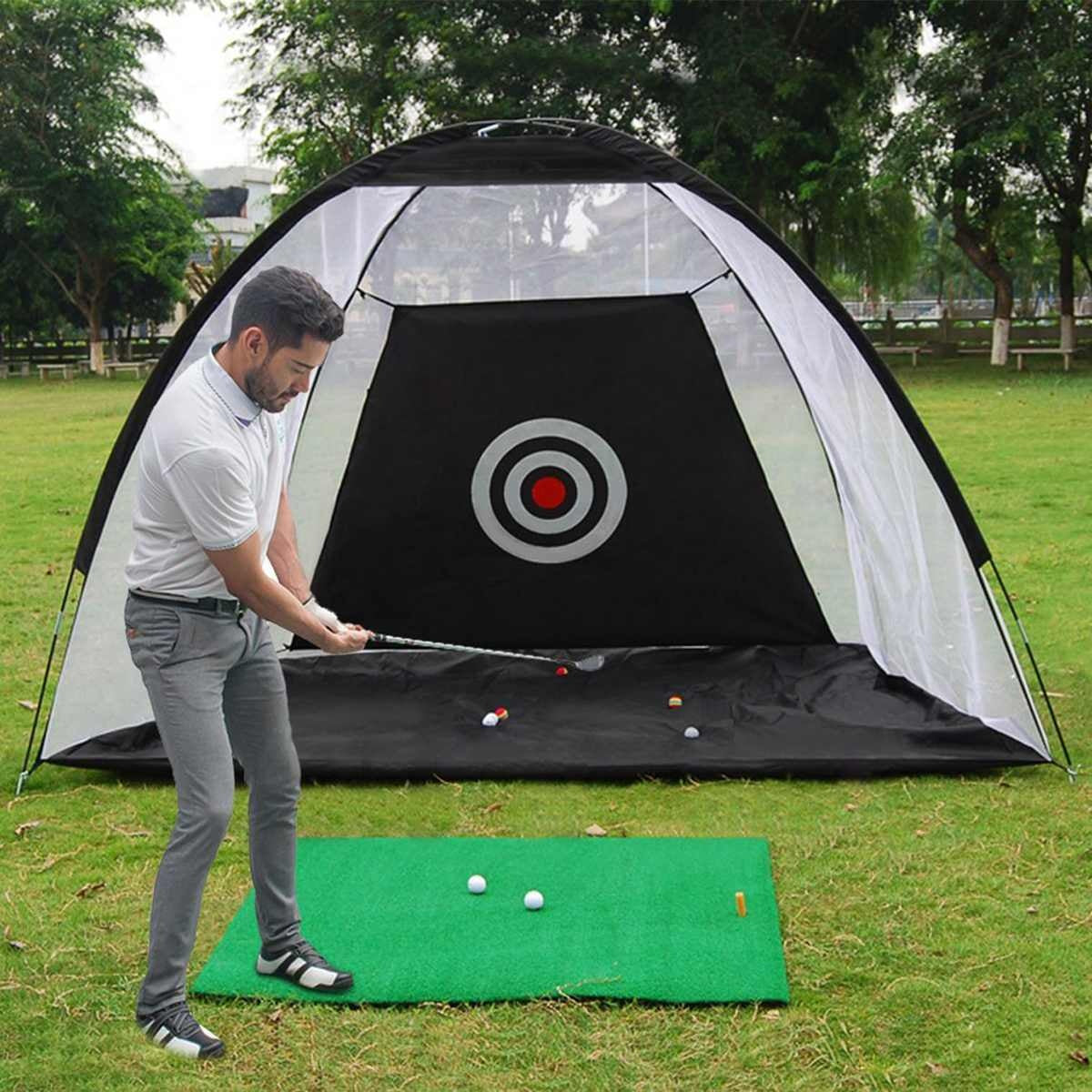 Golf Practice Net Tent Golf Hitting Cage Garden Grassland Practice Tent Golf Training Equipment Mesh Outdoor - 𝓢𝓱𝓸𝓹𝓵𝓮𝓬𝔂