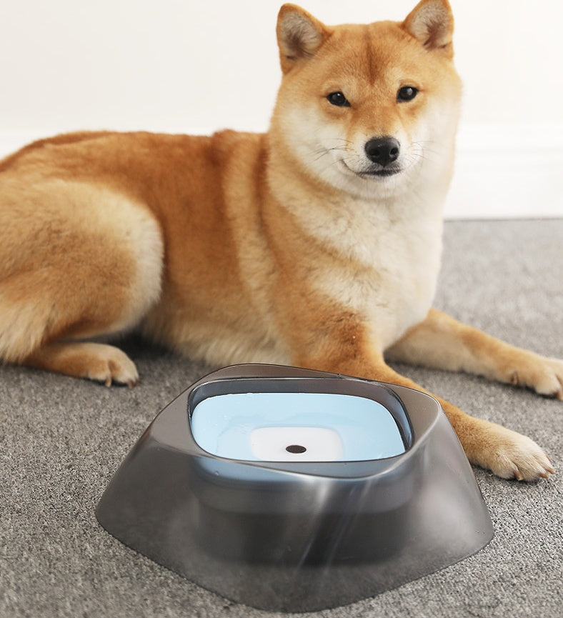 Pet Dog Bowl Floating Not Wetting Mouth Cat Bowl No Spill Drinking Water Feeder - 𝓢𝓱𝓸𝓹𝓵𝓮𝓬𝔂