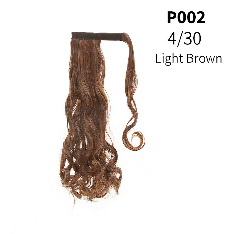 European And American Style Wig Fluffy Natural Ponytail - 𝓢𝓱𝓸𝓹𝓵𝓮𝓬𝔂