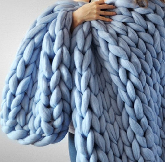 Acrylic woven super thick wool blanket - 𝓢𝓱𝓸𝓹𝓵𝓮𝓬𝔂