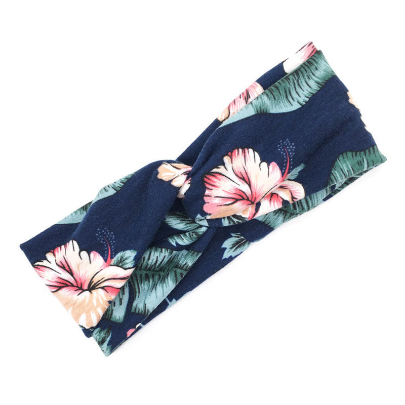 Floral cross hair band - 𝓢𝓱𝓸𝓹𝓵𝓮𝓬𝔂