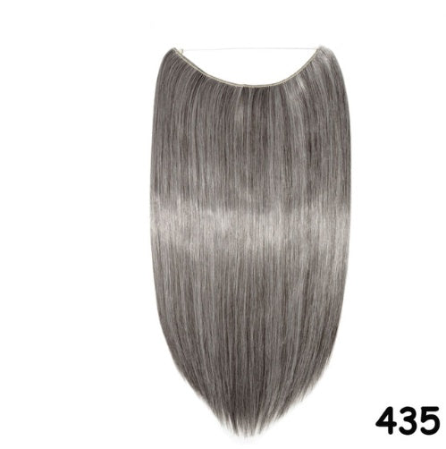 S-noilite 20 inches Invisible Wire No Clips in Hair Extensions Secret Fish Line Hairpieces Silky Straight Synthetic - 𝓢𝓱𝓸𝓹𝓵𝓮𝓬𝔂