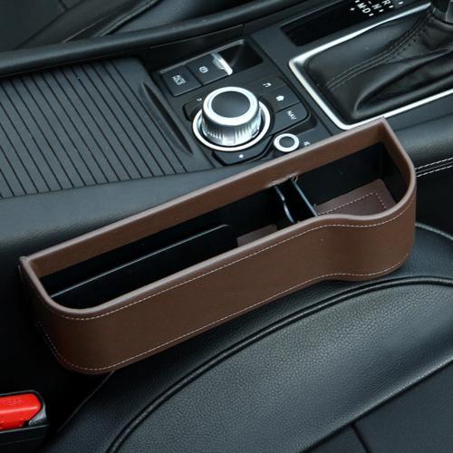 PU Car Organizer Seat Gap Storage Box Car Seat Side Slit for Wallet Phone Coins Cigarette Keys Cards Car Accessories - 𝓢𝓱𝓸𝓹𝓵𝓮𝓬𝔂