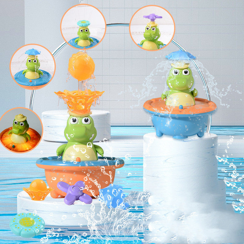 Children's Electric Lighted  Playing In Water Spray Ball