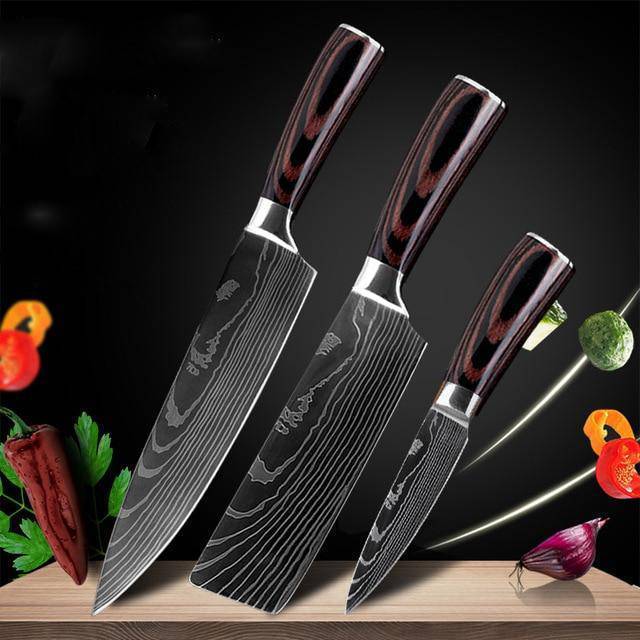 Carpenter's Special Set 6-piece Set 8-piece Set Knife Chef Knife Kitchen Knife Cooking - 𝓢𝓱𝓸𝓹𝓵𝓮𝓬𝔂