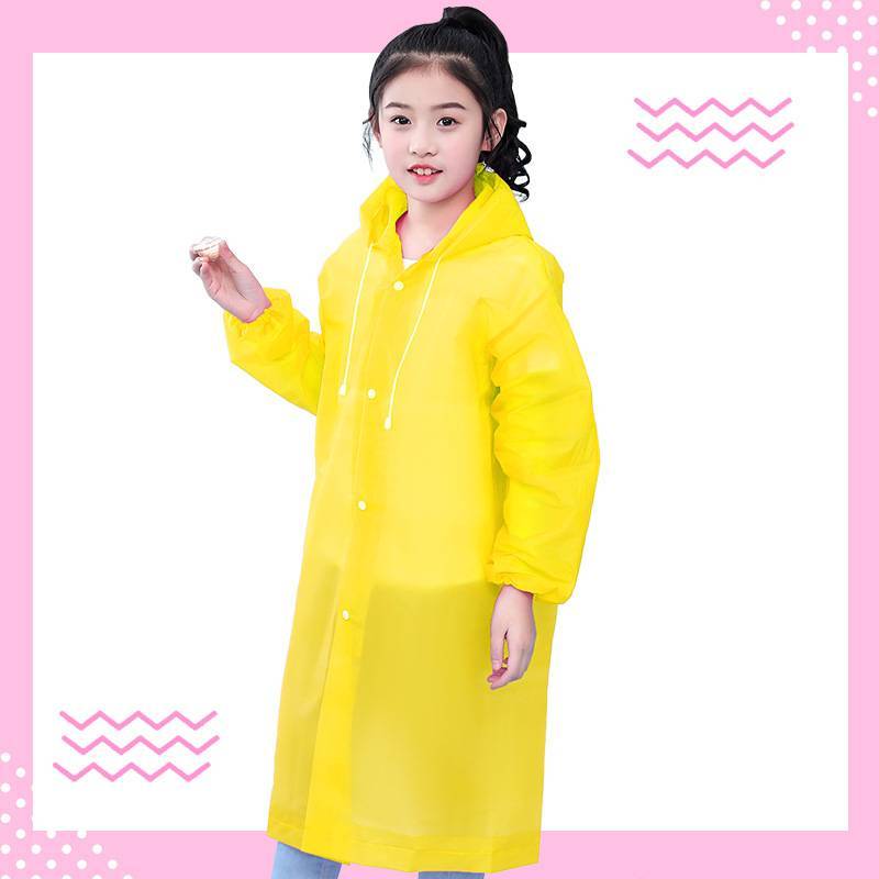 Transparent, portable and backpackable girl's poncho - 𝓢𝓱𝓸𝓹𝓵𝓮𝓬𝔂