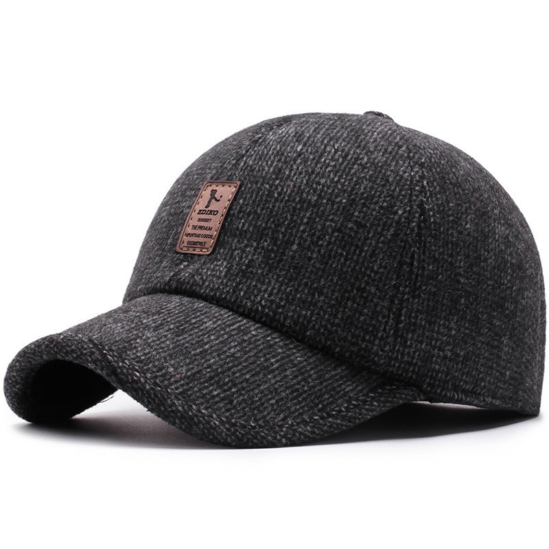 Men's Middle-aged And Elderly Woolen Baseball Caps - 𝓢𝓱𝓸𝓹𝓵𝓮𝓬𝔂