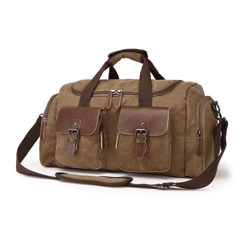 European American Style Travel Bag Canvas Portable - 𝓢𝓱𝓸𝓹𝓵𝓮𝓬𝔂