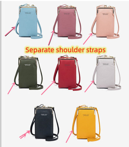 Fashion Lychee Pattern Solid Color Diagonal Shoulder Bag - 𝓢𝓱𝓸𝓹𝓵𝓮𝓬𝔂