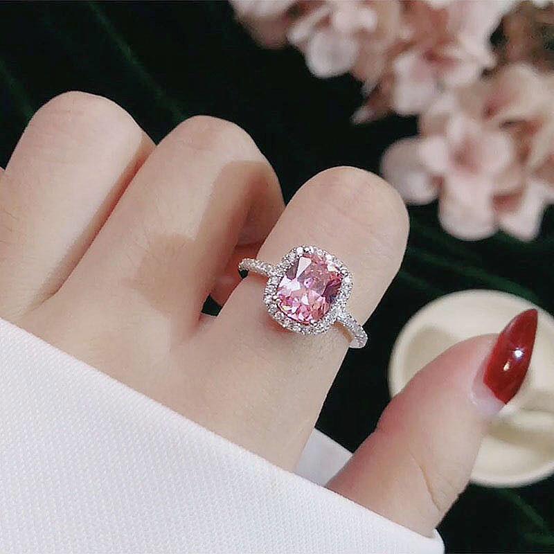 Rings For Women Bridal Wedding Anelli Trendy Jewelry Engagement Ring White Gold Color Anillos - 𝓢𝓱𝓸𝓹𝓵𝓮𝓬𝔂