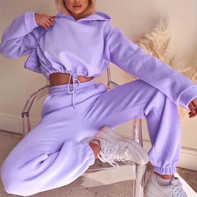 Jogging Suits For Women 2 Piece Sweatsuits Tracksuits Sexy Long Sleeve HoodieCasual Fitness Sportswear - 𝓢𝓱𝓸𝓹𝓵𝓮𝓬𝔂