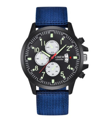 Mens Brand Watches Fashion Nylon Band Military Sports Watch - 𝓢𝓱𝓸𝓹𝓵𝓮𝓬𝔂