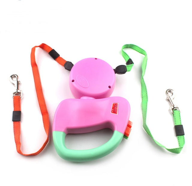 Retractable Dual Pet Dog Walking Leash - 𝓢𝓱𝓸𝓹𝓵𝓮𝓬𝔂