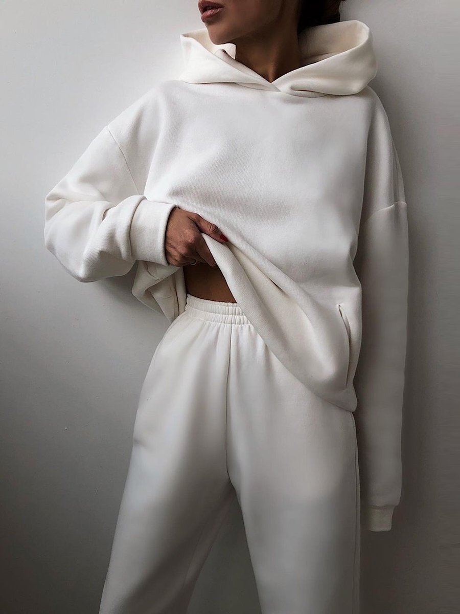 Women's Casual Hooded Sweater Two-piece Suit Clothes Hoodie Tracksuit - 𝓢𝓱𝓸𝓹𝓵𝓮𝓬𝔂