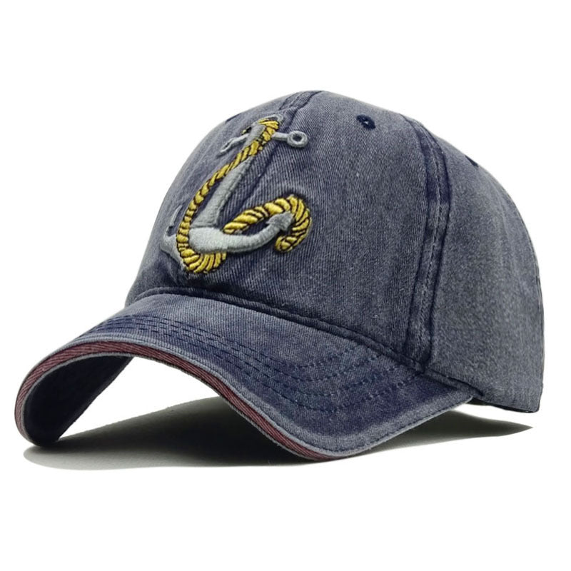 Anchor Embroidered Baseball - 𝓢𝓱𝓸𝓹𝓵𝓮𝓬𝔂