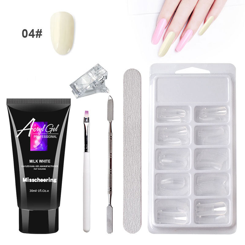 Painless Extension Gel Nail Art Without Paper Holder Quick Model Painless Crystal Gel Set - 𝓢𝓱𝓸𝓹𝓵𝓮𝓬𝔂