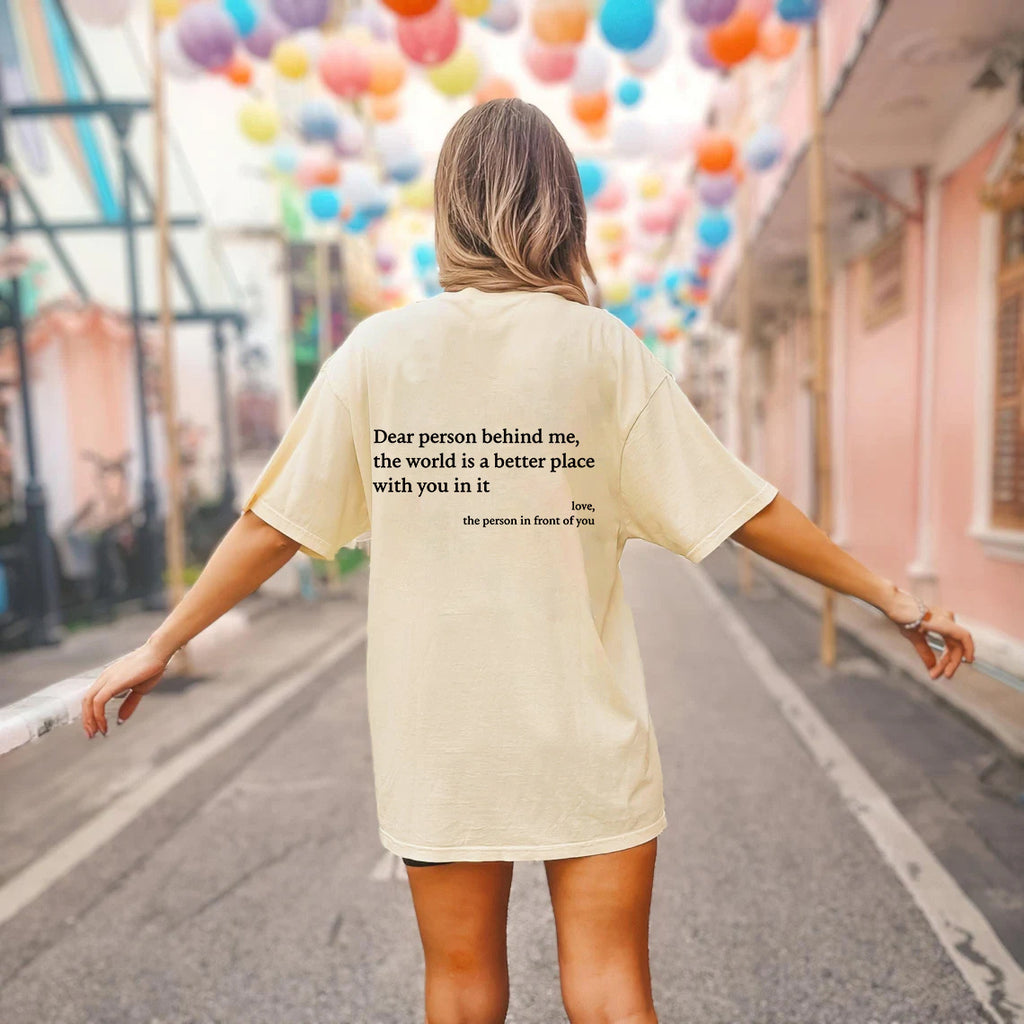 New Fashion Womens Letter T-Shirt Round Neck Short Sleeve Slogan Tee Top - 𝓢𝓱𝓸𝓹𝓵𝓮𝓬𝔂