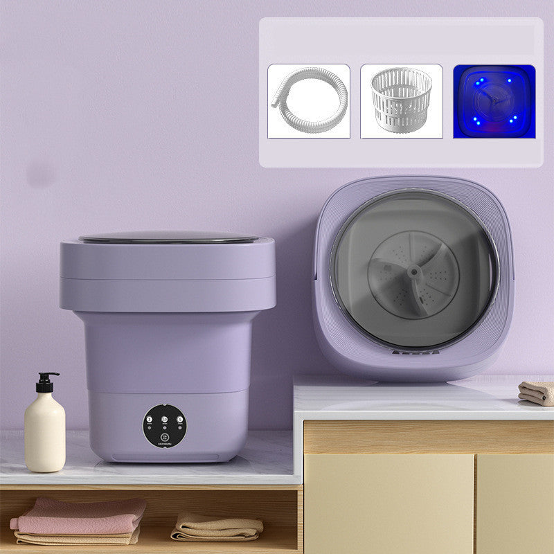 Mini Foldable Washing Machine Portable Mini Socks Underwear Panties Washing Machine Big Capacity 3 Models With Spinning Dry Gadgets - 𝓢𝓱𝓸𝓹𝓵𝓮𝓬𝔂