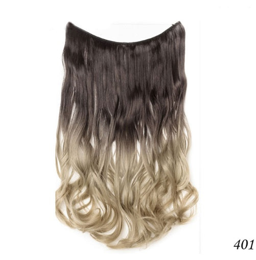 S-noilite 20 inches Invisible Wire No Clips in Hair Extensions Secret Fish Line Hairpieces Silky Straight Synthetic - 𝓢𝓱𝓸𝓹𝓵𝓮𝓬𝔂