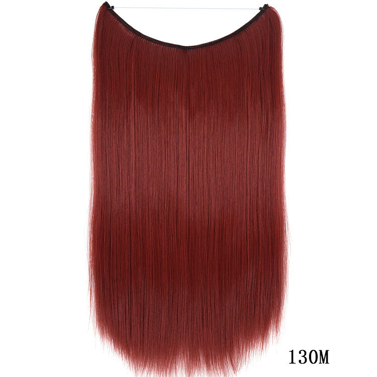 22 inches Invisible Wire No Clips in Hair Extensions Secret Fish Line Hairpieces Silky Straight Synthetic - 𝓢𝓱𝓸𝓹𝓵𝓮𝓬𝔂