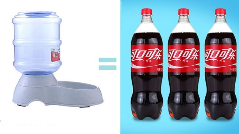 Cats Dogs Automatic Pet Feeder Drinking Water Fountains Large Capacity Plastic Pets Dog Food Bowl Water Dispenser - 𝓢𝓱𝓸𝓹𝓵𝓮𝓬𝔂