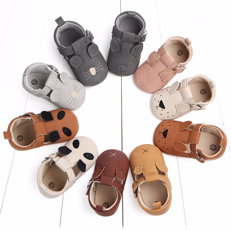 Spring and autumn cartoon animal baby shoes matte leather non-slip soft bottom baby shoes wholesale 0884 - 𝓢𝓱𝓸𝓹𝓵𝓮𝓬𝔂