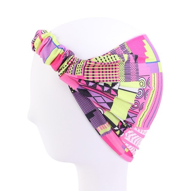 African Pattern Print Headband For Women Twist Style - 𝓢𝓱𝓸𝓹𝓵𝓮𝓬𝔂