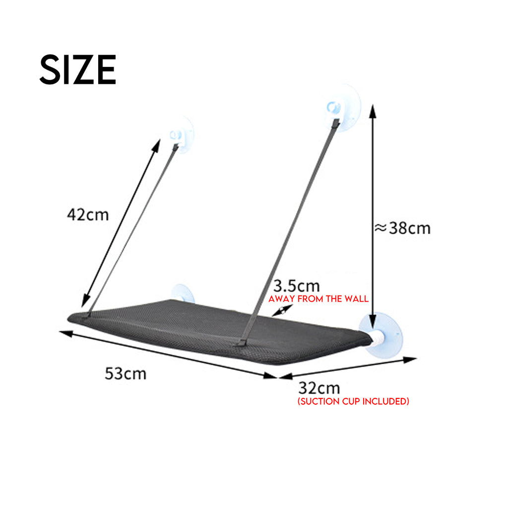 Suction cup pet hanging bed - 𝓢𝓱𝓸𝓹𝓵𝓮𝓬𝔂