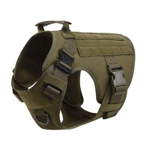 Military Tactical Dog Harness German Shepherd Adjustable Pet Dog Back - 𝓢𝓱𝓸𝓹𝓵𝓮𝓬𝔂