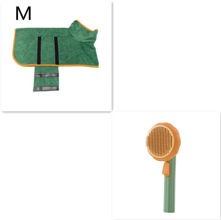 New Pet Cat Brush Hot Selling Hand-held Steel Wire Self-cleaning Comb Looper For Hair Removal - 𝓢𝓱𝓸𝓹𝓵𝓮𝓬𝔂