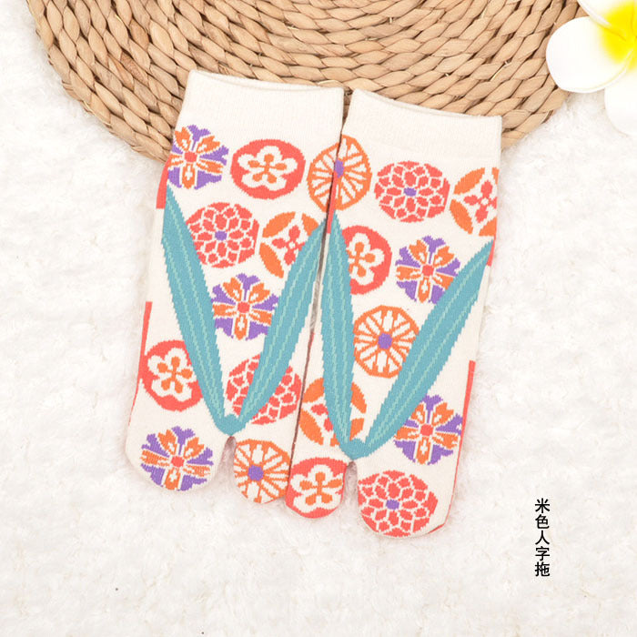 Two-toe Socks Split Toe Women's Cotton Socks - 𝓢𝓱𝓸𝓹𝓵𝓮𝓬𝔂