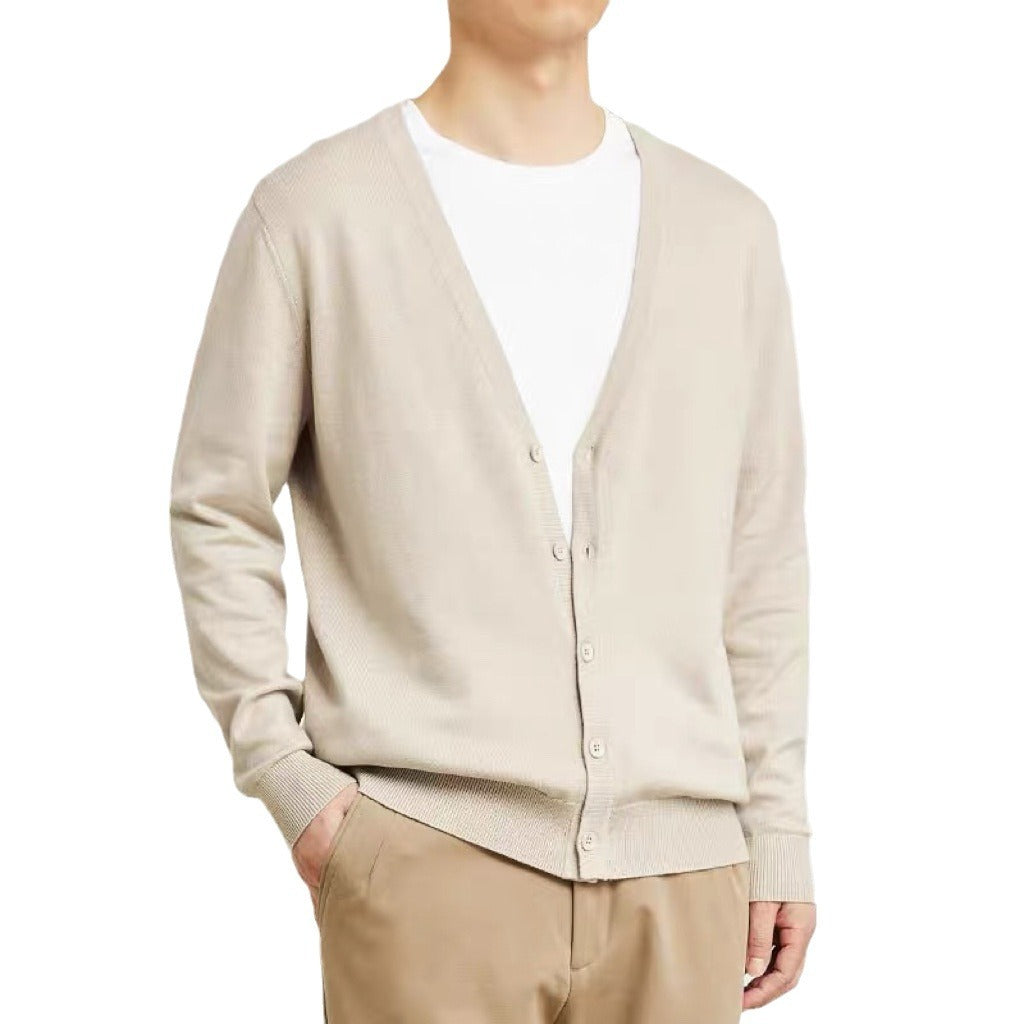 Knitted Cardigan Men's Knitted Shirt Loose Casual - 𝓢𝓱𝓸𝓹𝓵𝓮𝓬𝔂