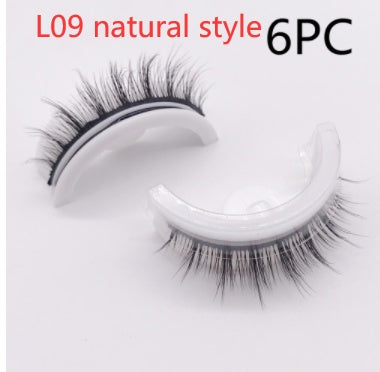 Reusable 3D Mink Lashes Natural False Eyelashes Self Adhesive Fake Glue Free Makeup Eyelash Extension Silk - 𝓢𝓱𝓸𝓹𝓵𝓮𝓬𝔂