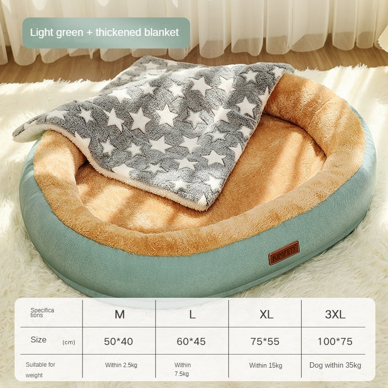 Removable And Washable Dog Bed Warm Cat Bed For Sleeping - 𝓢𝓱𝓸𝓹𝓵𝓮𝓬𝔂