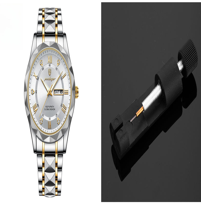 Men's Waterproof Double Calendar Luminous Quartz Watch - 𝓢𝓱𝓸𝓹𝓵𝓮𝓬𝔂