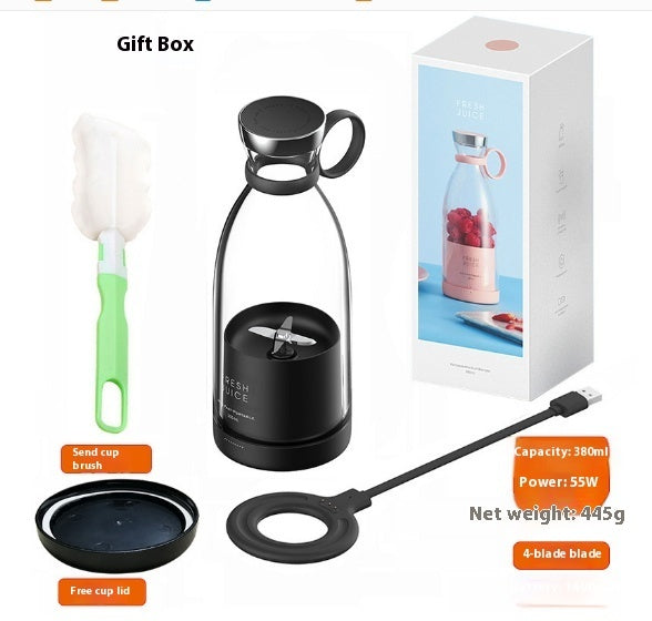 350ML Electric Juicer Blender Mixer USB Rechargeable Machine Household Portable Blender Maker Cup Kitchen Tool Kit - 𝓢𝓱𝓸𝓹𝓵𝓮𝓬𝔂