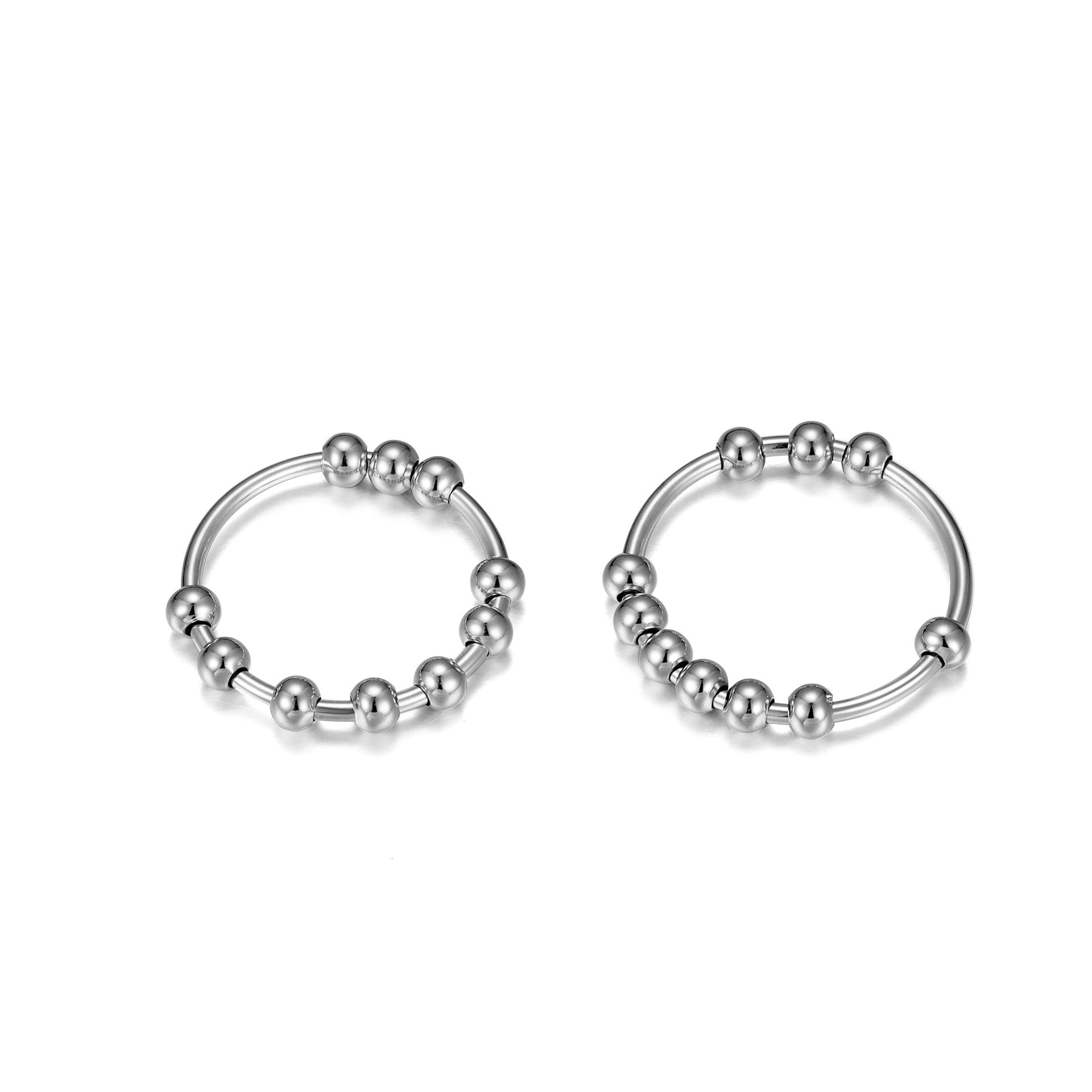 S925 Sterling Silver Ten Beads Relieve Anxiety Lucky Ring - 𝓢𝓱𝓸𝓹𝓵𝓮𝓬𝔂